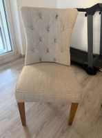 Stuhl gepolstert beige guter Zustand Neupreis 395 Fr.