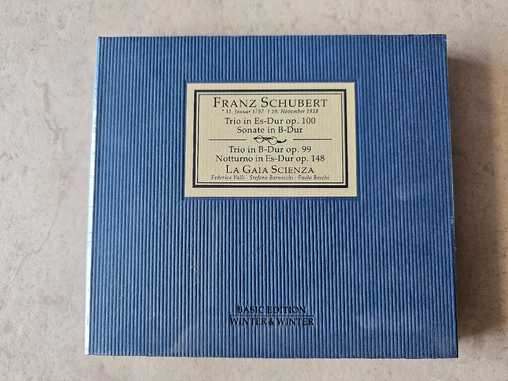 CD: Franz Schubert - La Gaia Scienza  /  2 CD Fabrikneu – Nuovo e nell'imballaggio originale da Schneisingen venduto da backstore24