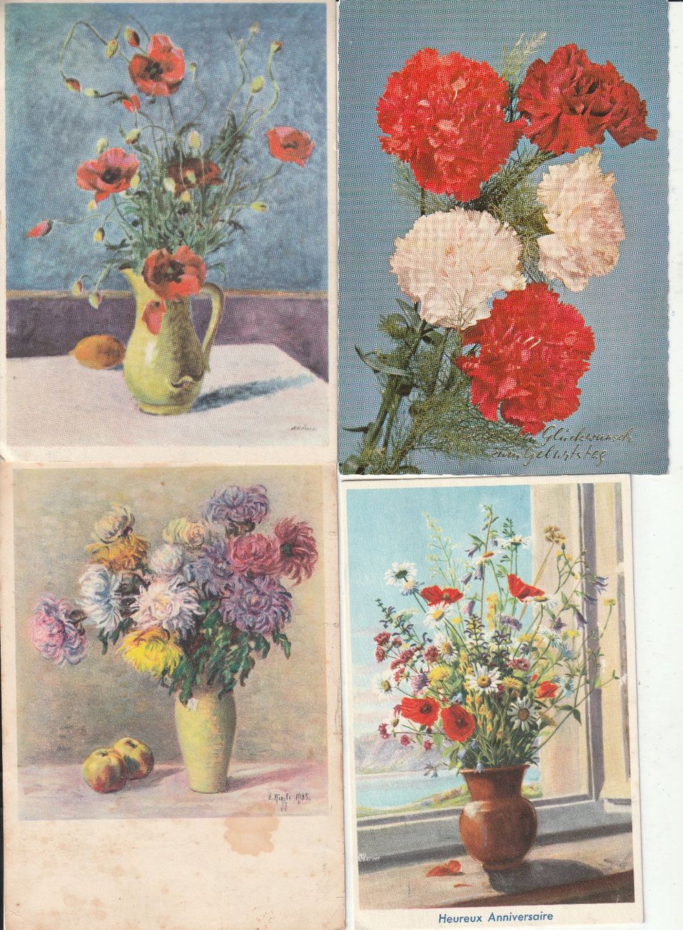 Cartoline postali: 40 Blumenkarten – Usato da Lumbrein venduto da made02