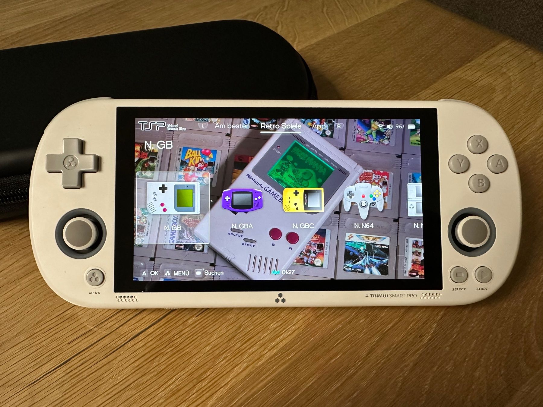 Konsolen: Handheld TrimUI Smart Pro + Case – Neu (gemäss Beschreibung) aus Siggenthal Station von DynamicLight 1