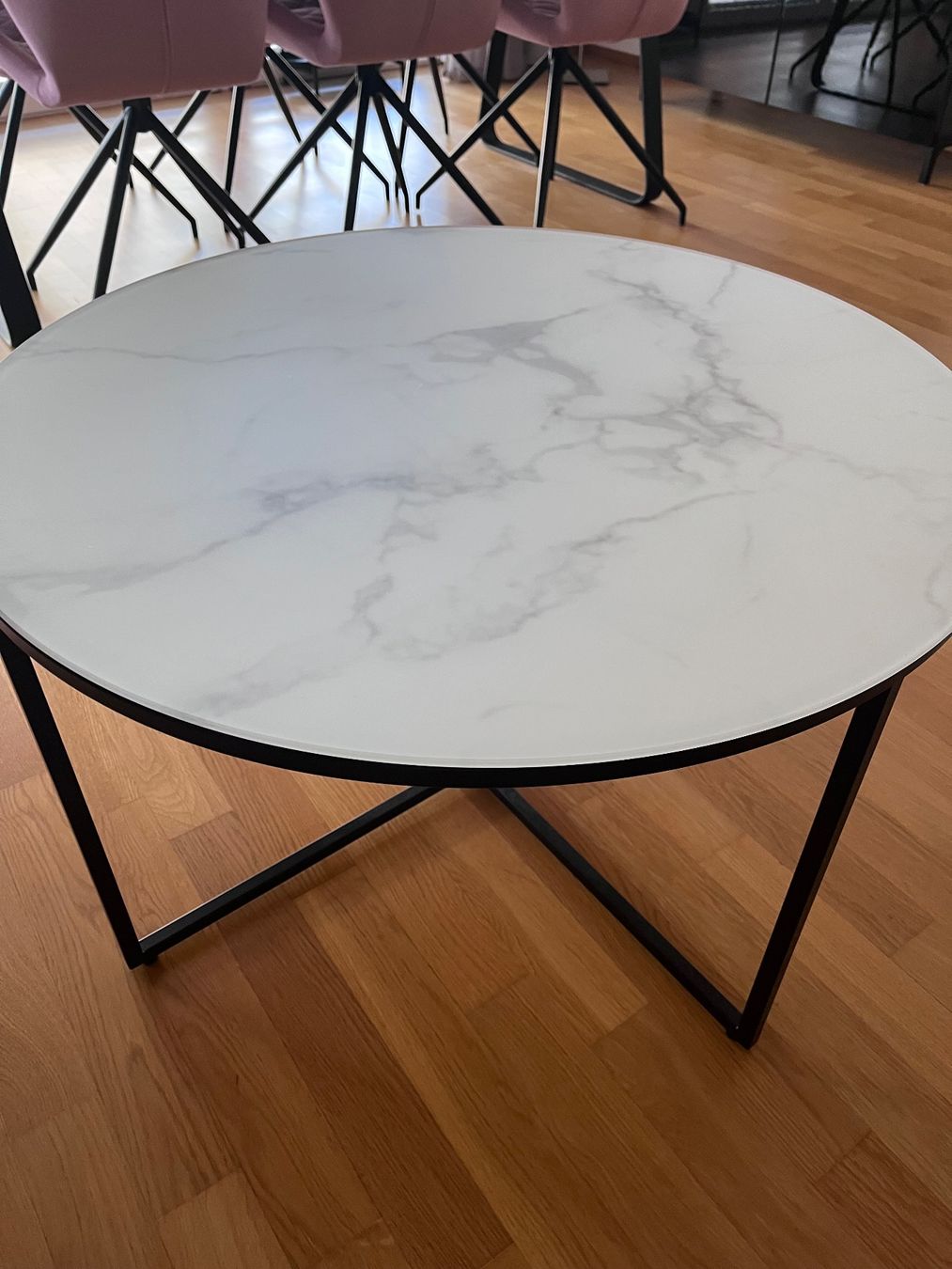 Westwing Tavoli: Moderner Couchtisch Marmoroptik 78 cm, Höhe 45 cm – Usato da Rheinfelden venduto da kar_hzf2 1