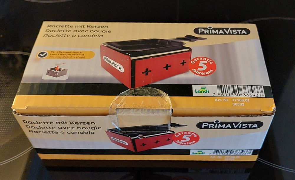 Réchaud à raclette à bougies pour 1 personne 