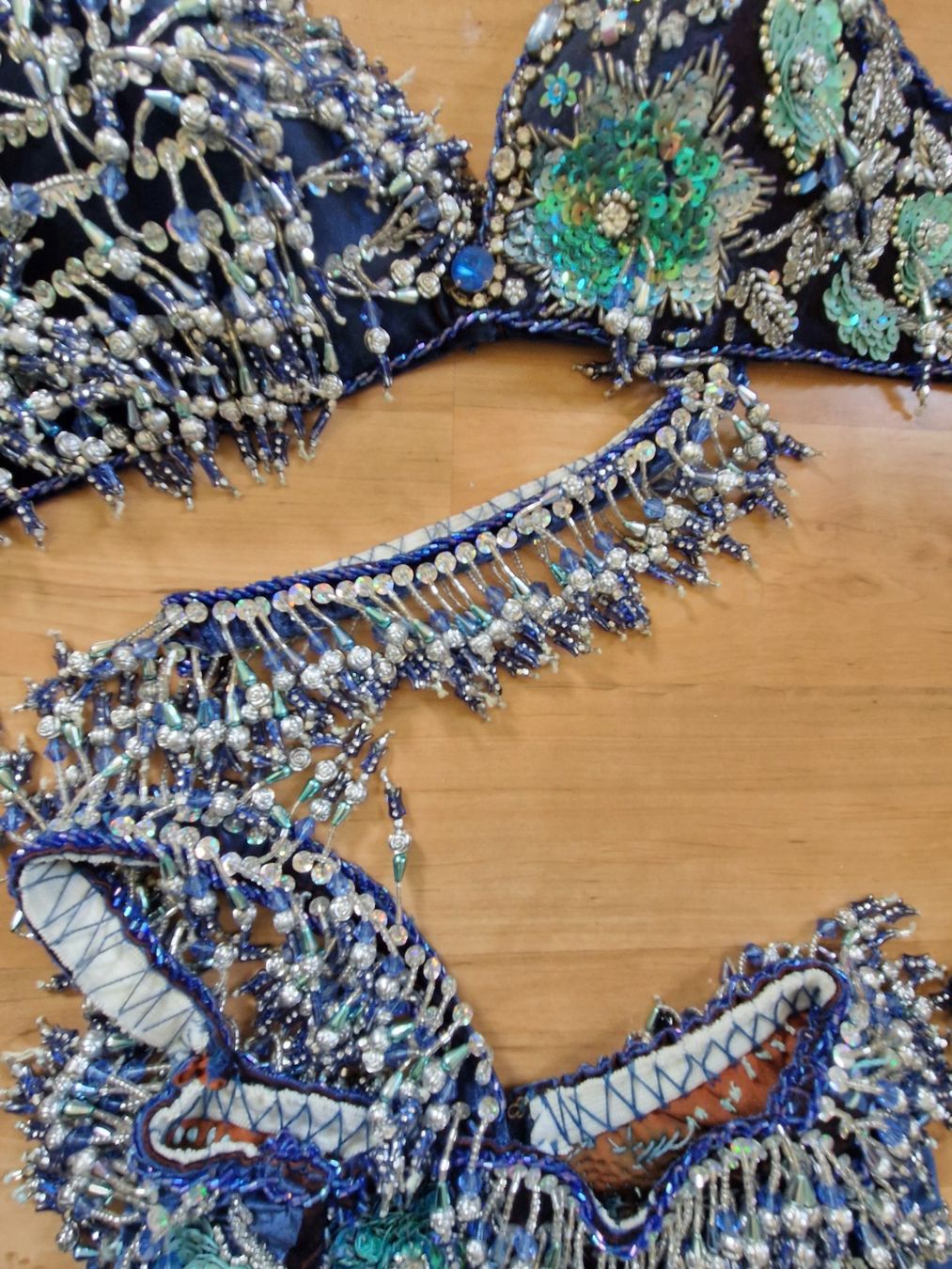 Vestiti: Orientalisches Bauchtanzkleid, dunkelblau – Usato da Weggis venduto da Oswadan 5