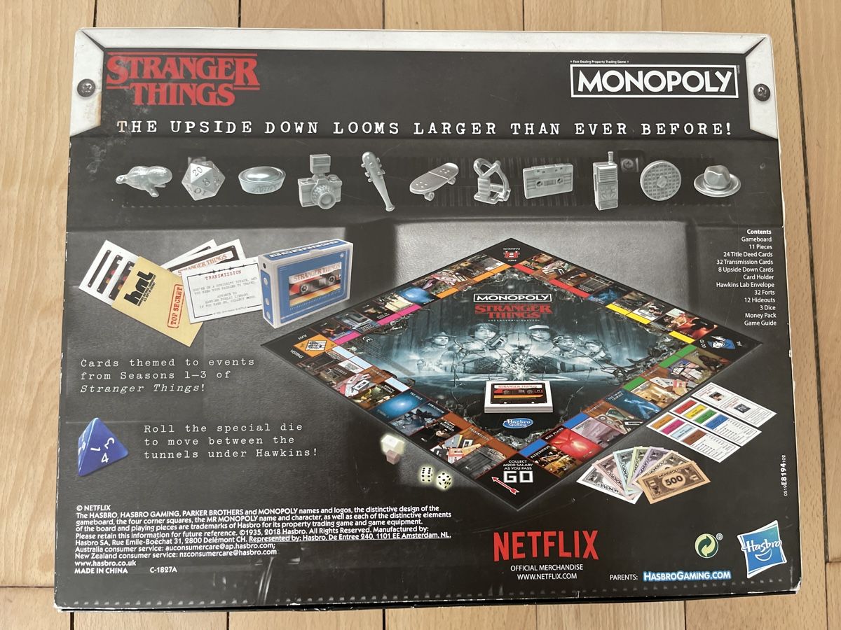 Hasbro Spiele: Monopoly Stranger Things Collector's Edition Brettspiel – Neu (gemäss Beschreibung) aus Thun von BanjoDan 1