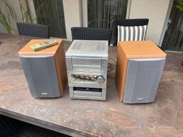 Radio Kassetten CD Stero Anlage Sanyo