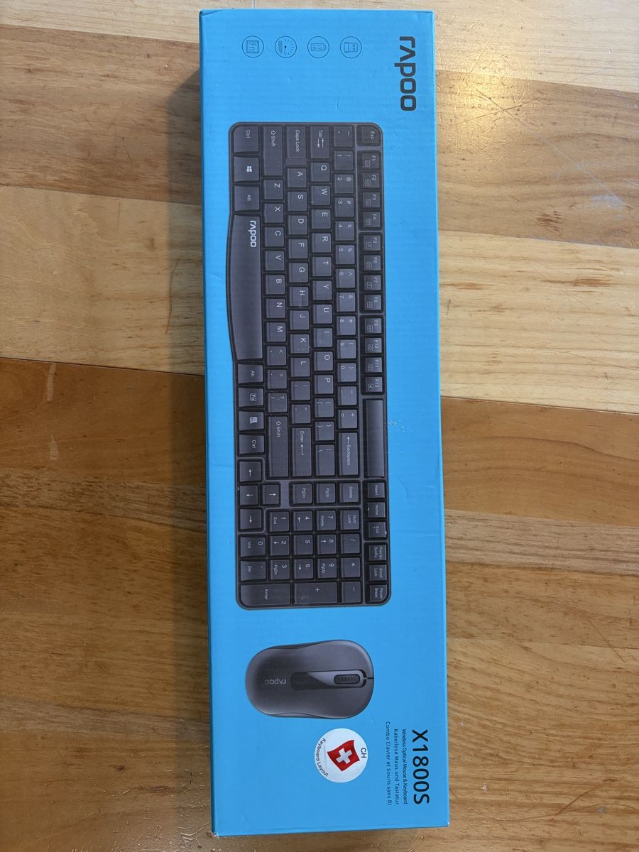 Rapoo Tastiere: Rapoo Combo Tastatur & Maus, neu – Nuovo (secondo la descrizione) da St. Gallen venduto da sch_g7cf