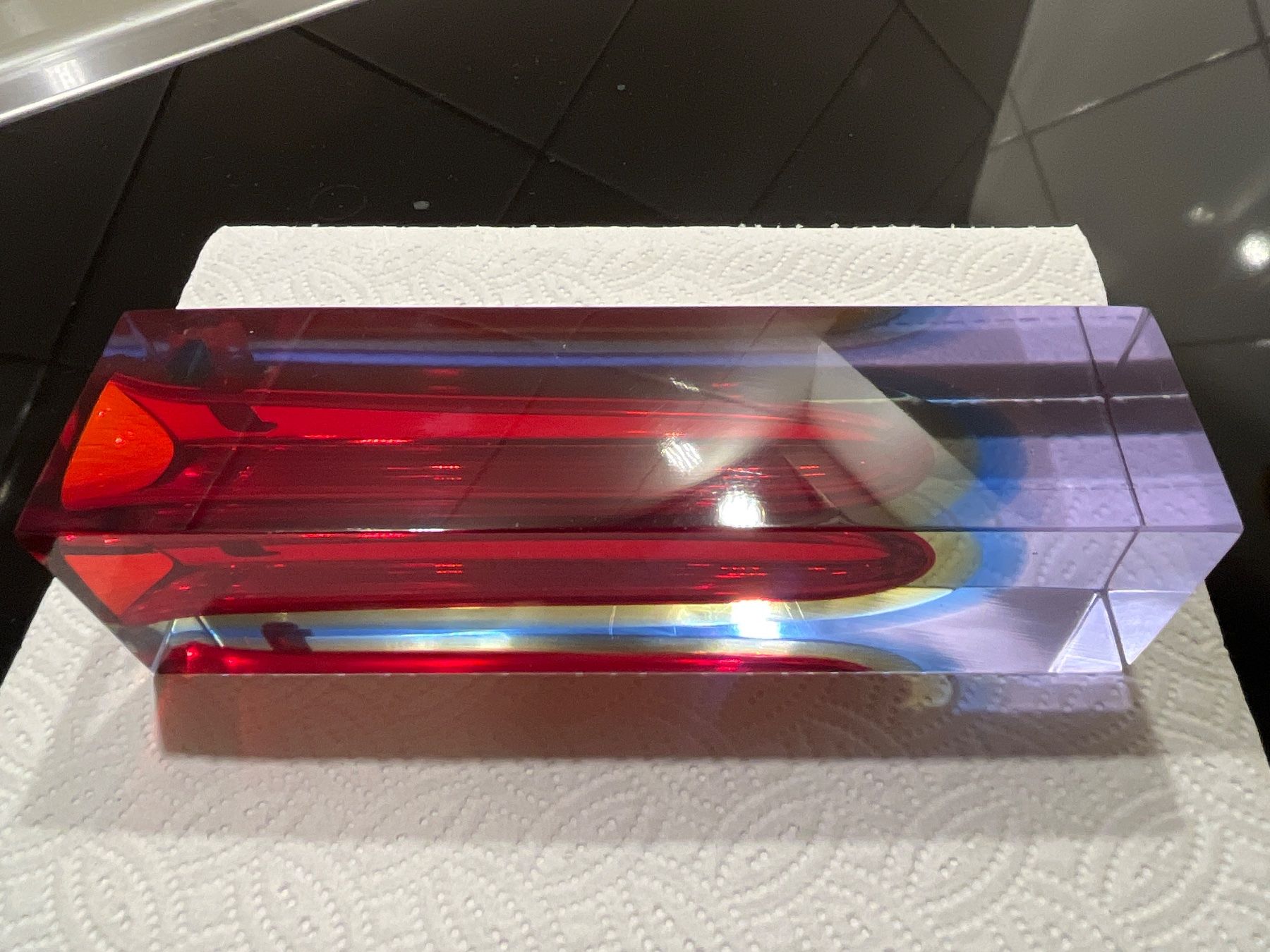 Murano Vasi & Recipienti: Murano Vase rot – Usato da Allschwil venduto da metalltisch 5