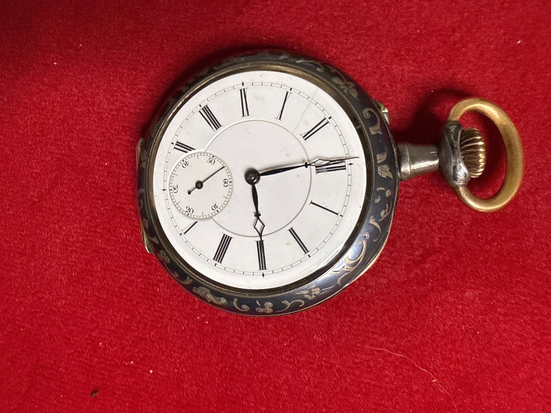 Uhren: Antike Taschenuhr echt Silber 55 mm – Gebraucht aus Pfeffingen von Allhandelklgwatches 1