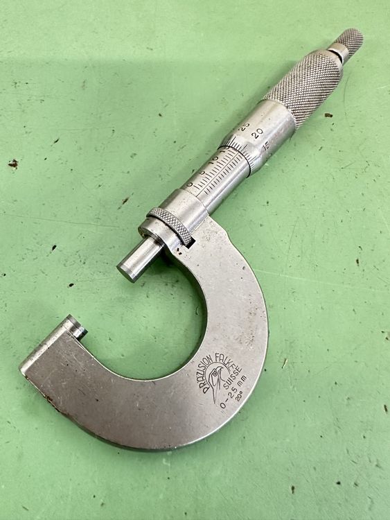 Produktbild von Kompaktes Rundnadel-Mikrometer 0-25 Mm – Präzisions-Messwerkzeug Für Werkstatt Und Feinmechanik