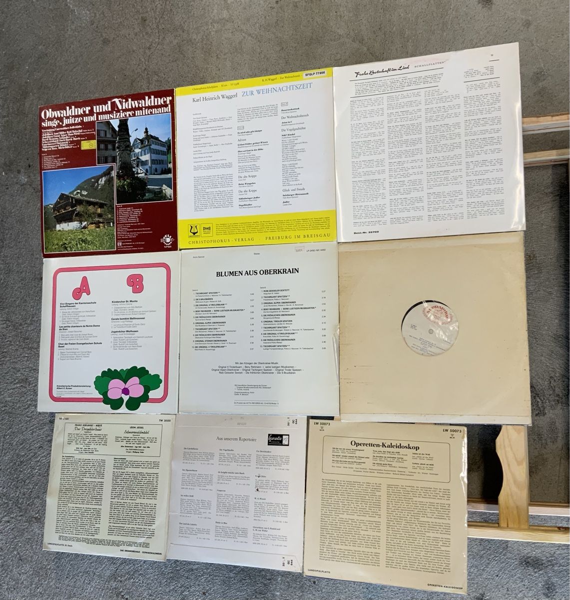 Schallplatten: Vinylplatten Konvolut (9 Stk.) – Gebraucht aus Magden von rom_5zrl 7
