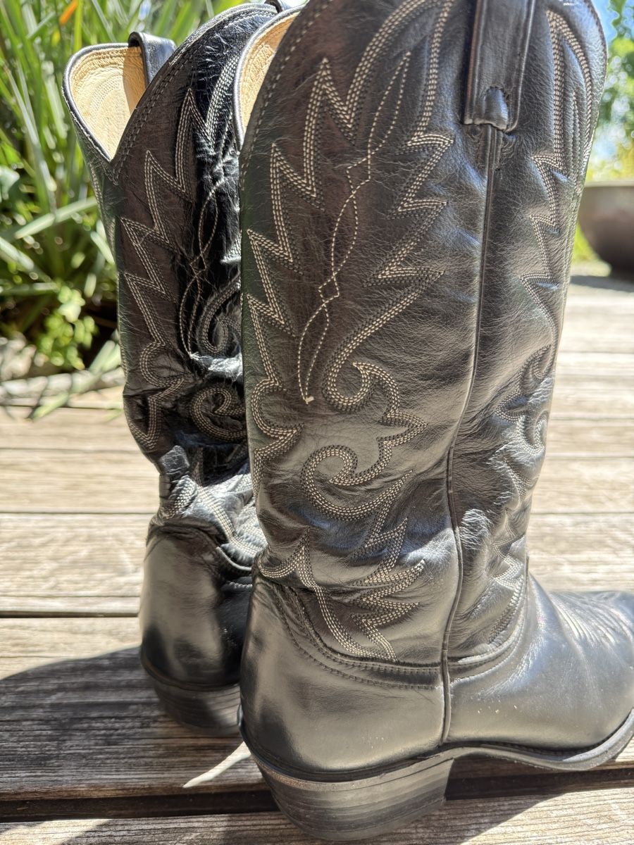 Scarpe da uomo: Schwarze Dan Post Herren Cowboy Boots – Usato da Donzhausen venduto da anku1143 2