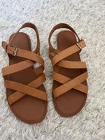 TOMS Ledersandale GR. 39.5/W9
