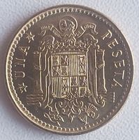 SPANIEN - ESPAÑA - 1 PESETA 1966 * 75  - UNZIRKULIERT