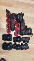 Fila Rollschuhe 43 mit Schutzausrüstung gebraucht