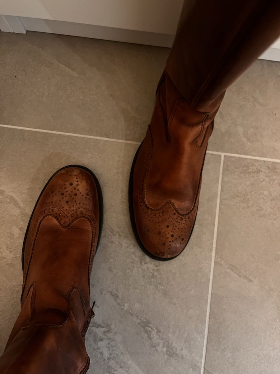 Damenschuhe: Braune Lederstiefel, grösse 38 – Neu (gemäss Beschreibung) aus Erlenbach ZH von montecristo2 3