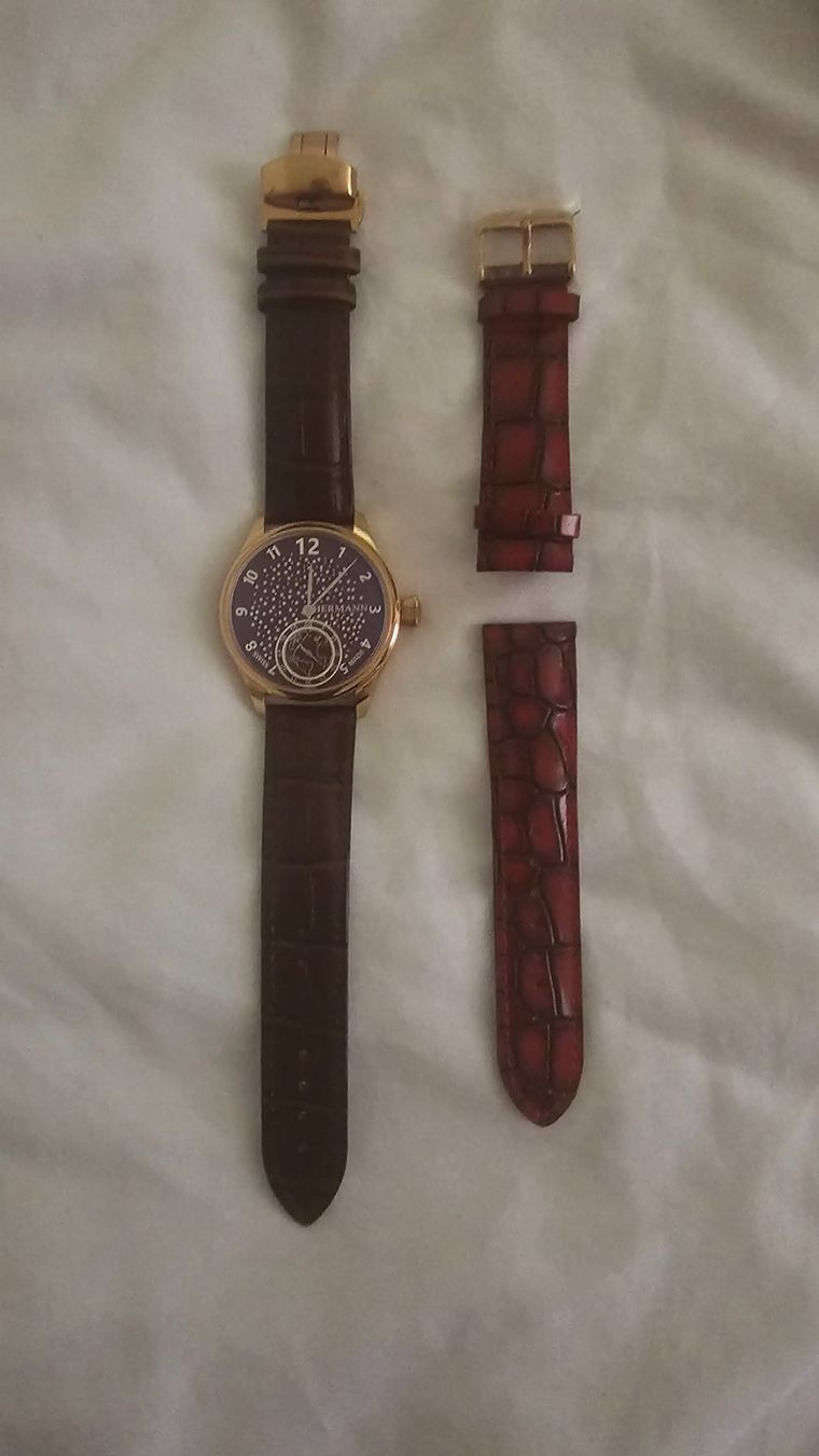 Hermann Genève Uhren: Hermann Celestial neuve 2 bracelets complet – Neu (gemäss Beschreibung) aus Etoy von angi020 5