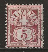 1882 : Ziffermuster Nr. 54 -einwandfrei, KP 150.--