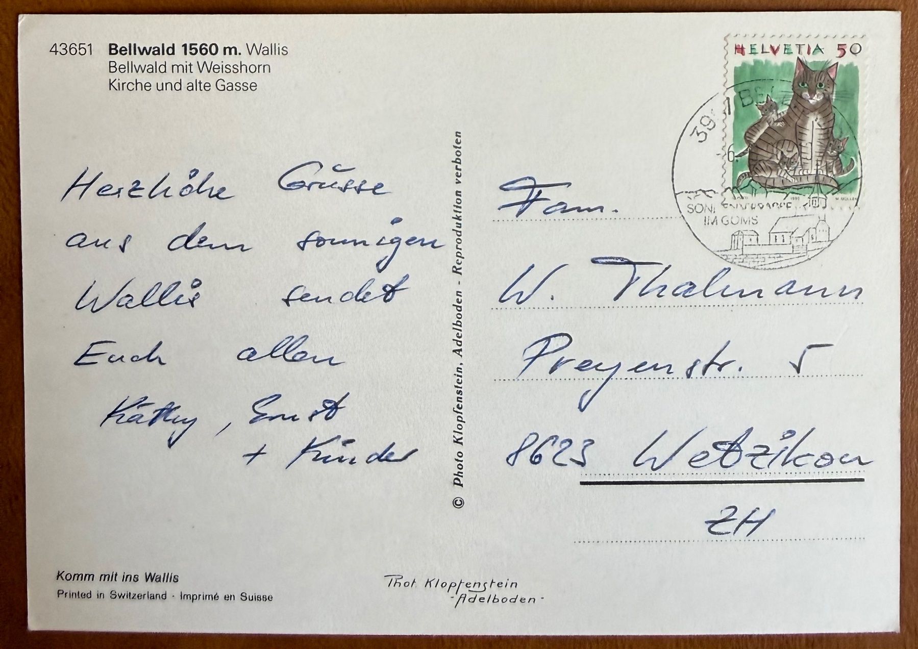 Cartes postales: Bellwald - Multivue AK – D'occasion à Lutry par Ediego 1