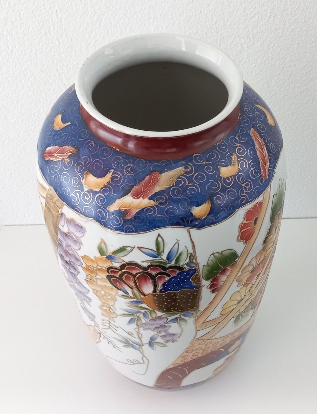 Vasen & Gefässe: Vintage handbemalte Bodenvase, China – Gebraucht aus Bévilard von Orscha 3