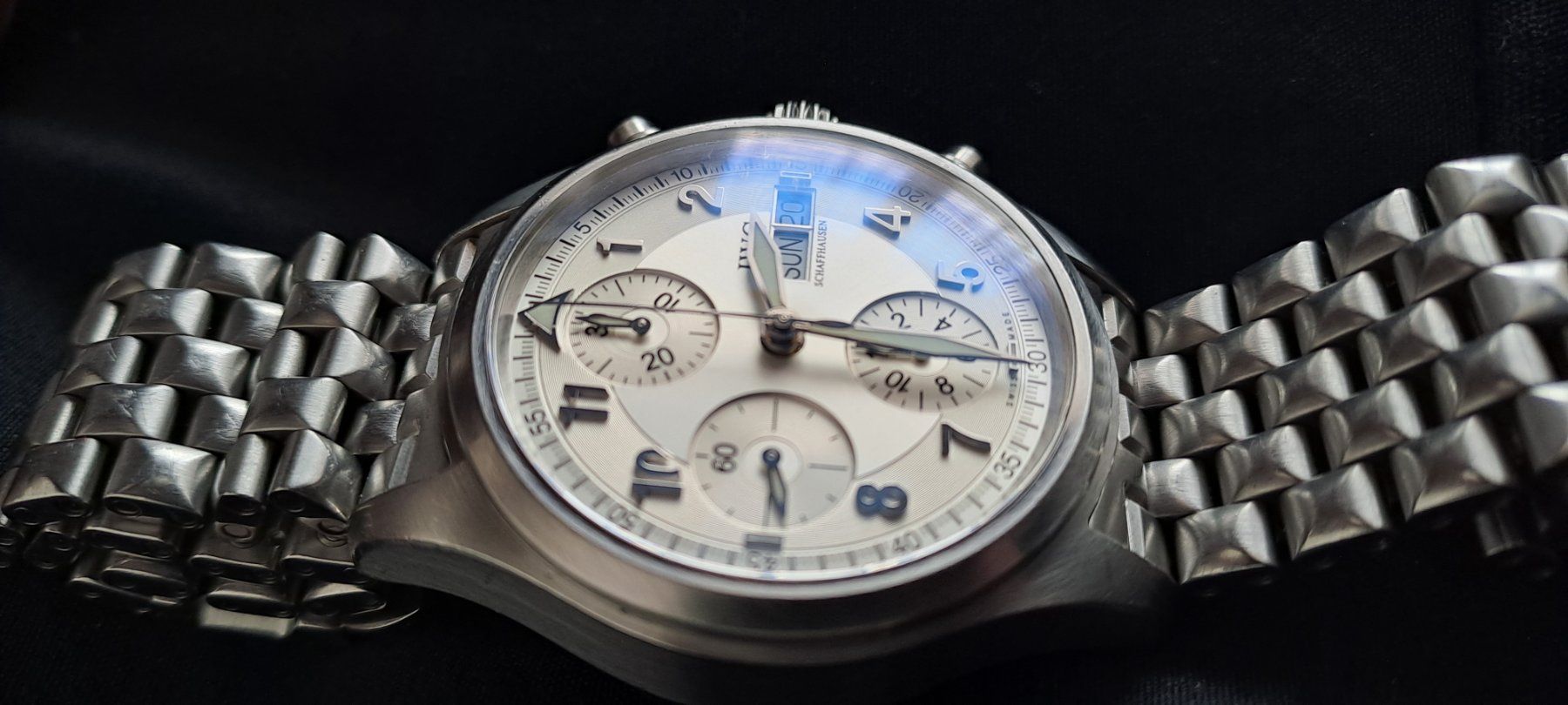 IWC Montres: IWC Chronograph-Spitfire – D'occasion à Bichwil par Uhrenticker-48 6