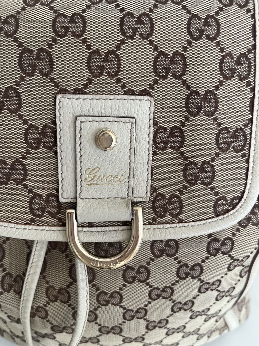 Gucci Zaini: GUCCI Abbey Rucksack GG beige NP: 1000-. – Usato da Immensee venduto da Panchi4 2