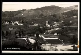 AK Lichtensteig, St. Loretto, Ortsansicht mit Fabrik aus der