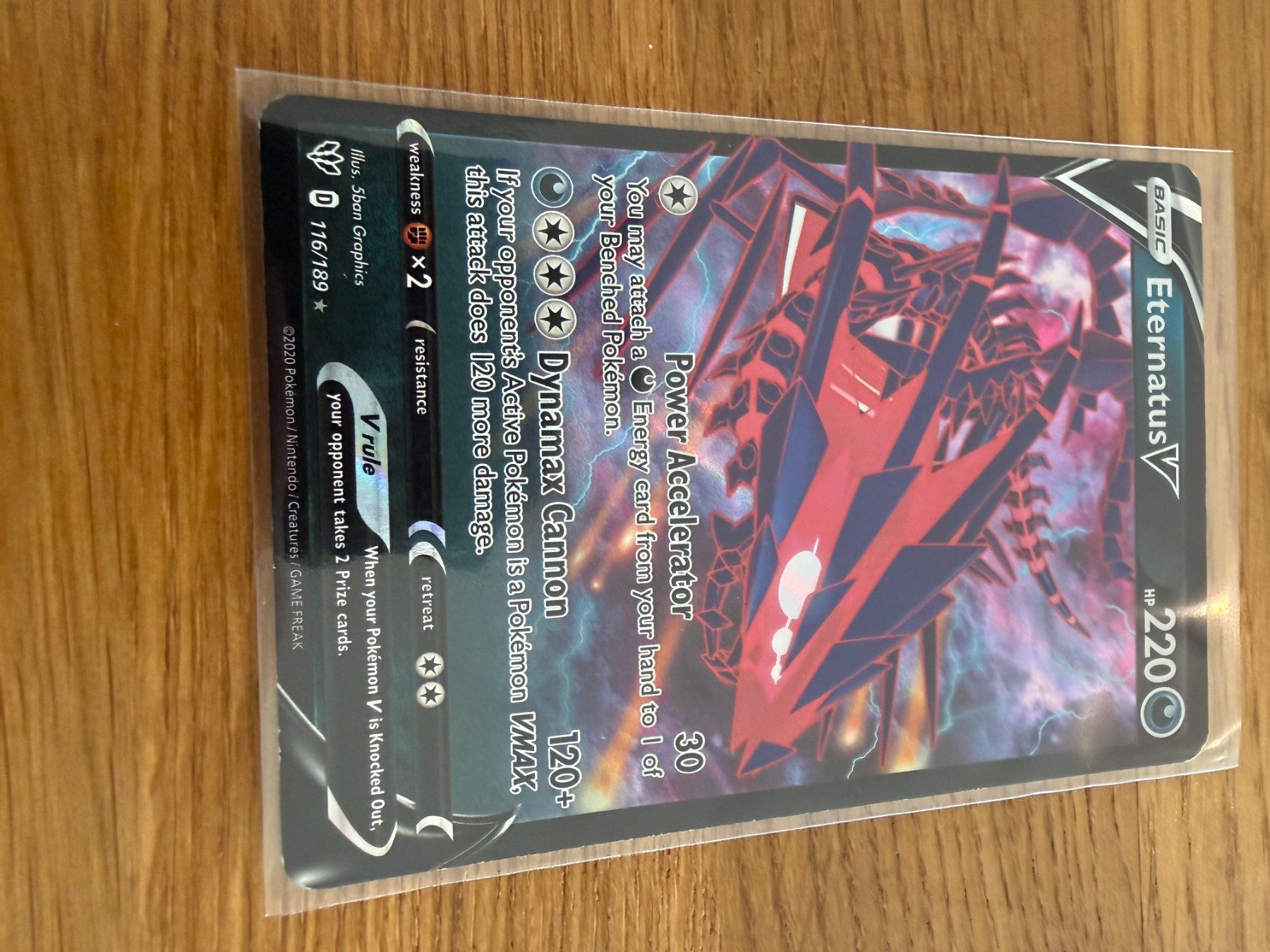 Pokémon Sammelbilder & Trading cards: Eternatus V 116/189 – Gebraucht aus Amriswil von sim_nlb6