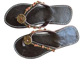 Handgemachte Leder-Sandalen - Tiegerauge 36 🔥 50% SALE