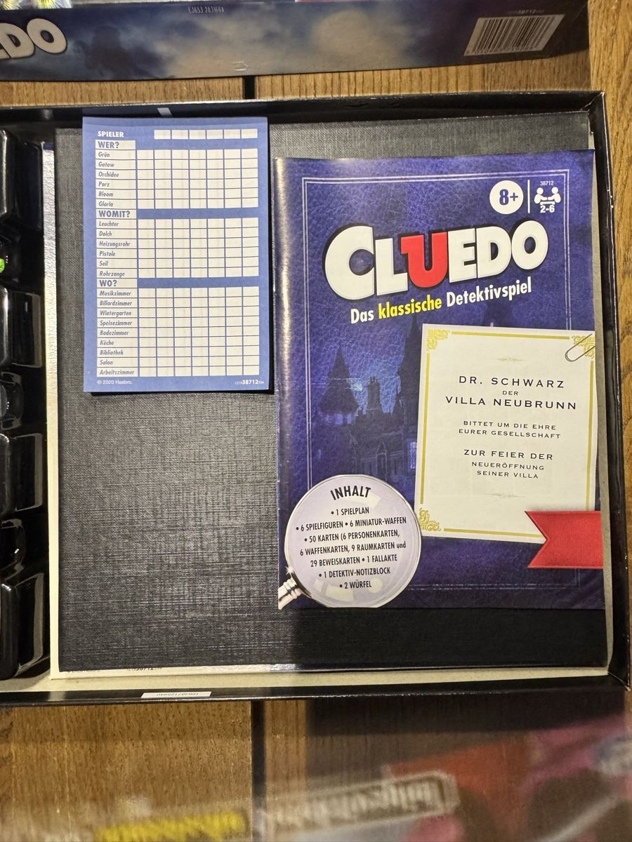 Giochi: Cluedo Brettspiel Vollständig  – Usato da Glattpark(Opfikon) venduto da ale_mg8x 5