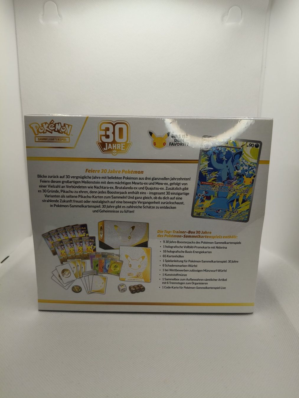 Pokémon Carte collezionabili: Pokemon 30th anniversary TTB – Nuovo e nell'imballaggio originale da Wallbach venduto da GyaradosCollect 2