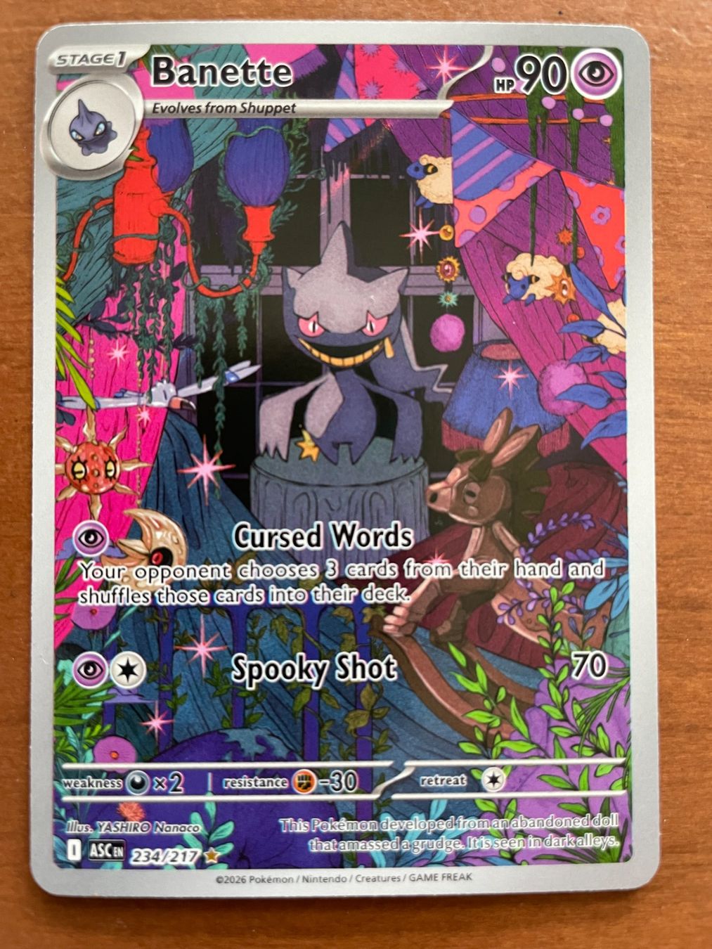 Pokémon Carte collezionabili: Pokemon Banette (Versand gratis) – Nuovo (secondo la descrizione) da Chur venduto da Angerson
