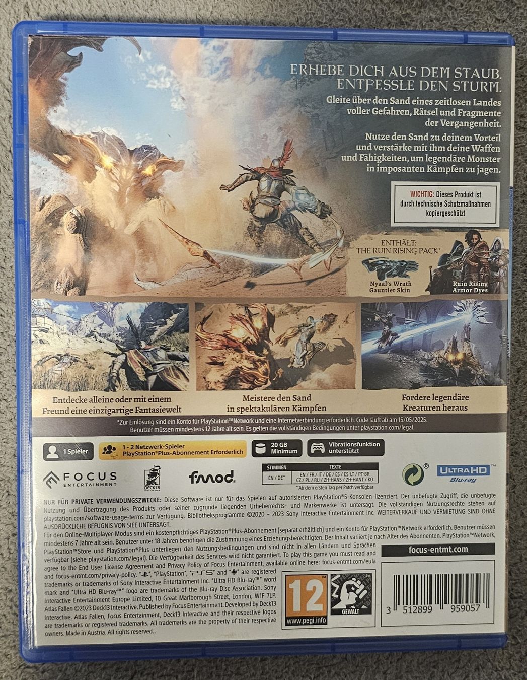 Spiele: Atlas Fallen PlayStation 5  – Neu (gemäss Beschreibung) aus Chur von Saiyajin7 1