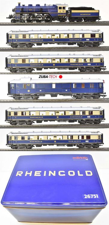 Märklin 26751 Zug-Set Rheingold 6-tlg H0 (D'occasion) à St. Gallen pour ...