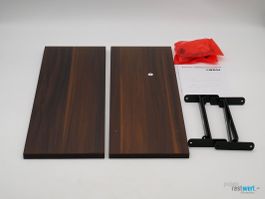 SONGMICS Timo Holz-Wandregal 2er Set (LWS04NB)