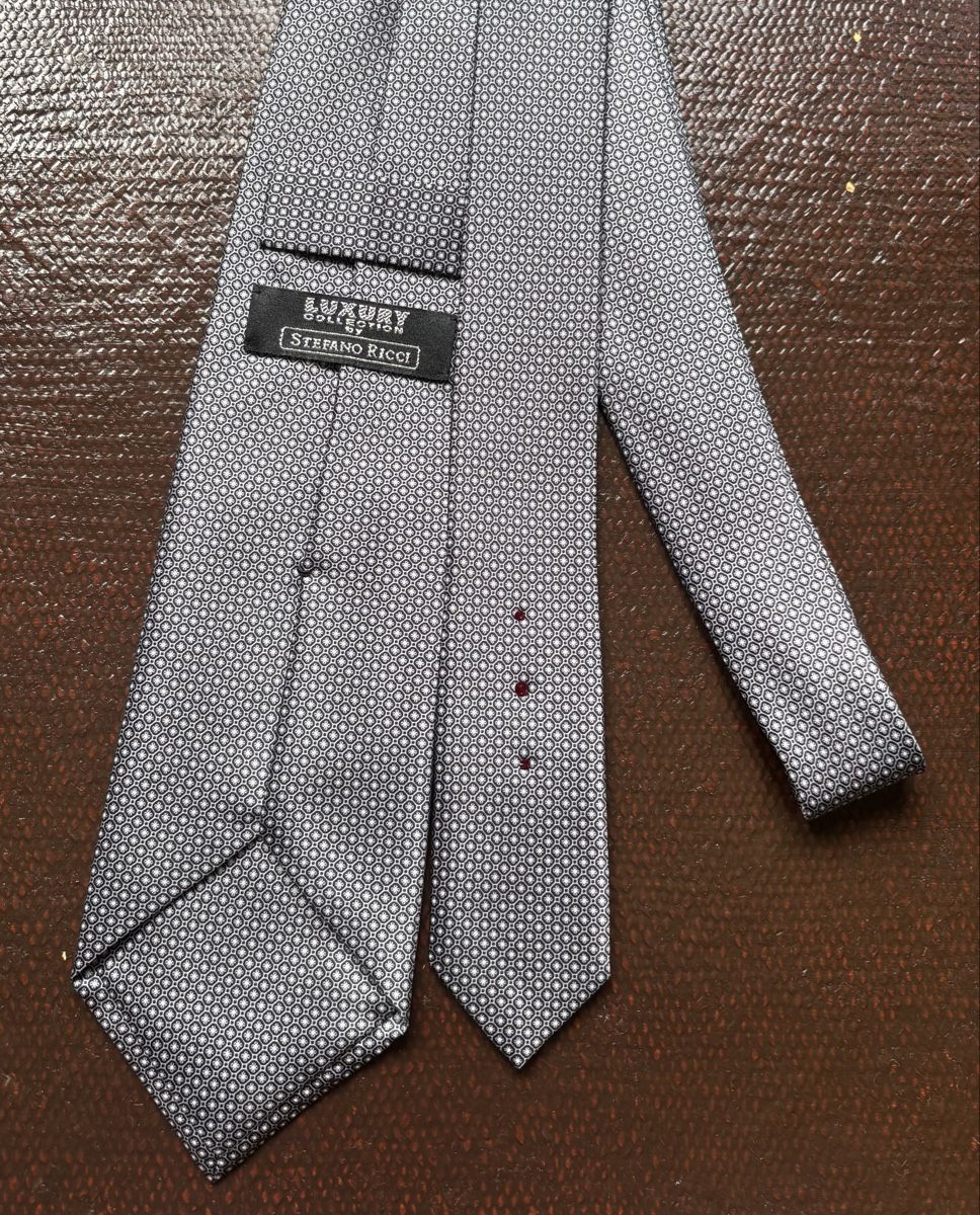 Stefano Ricci Krawatten: New Stefano Ricci Grey Tie – Neu (gemäss Beschreibung) aus Meggen von BenjaminEvans 2