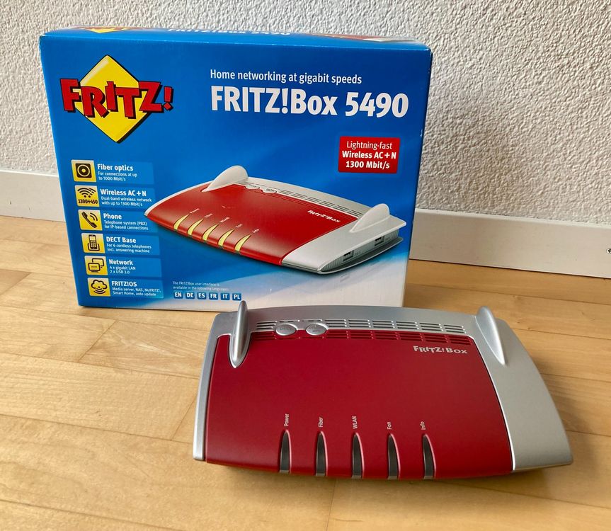 Fritz!Box 5490 Glasfaser Router Kaufen auf Ricardo