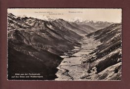 Blick von der FURKASTRASSE - Goms - 1949