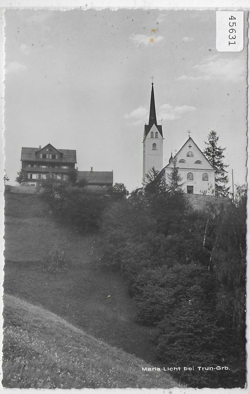 Cartoline postali: Maria-Licht bei Trun GR – Usato da Ettingen venduto da Kartenplanet