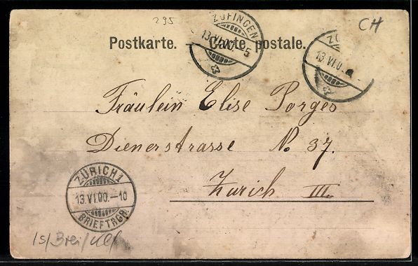 Cartoline postali: AK Zofingen, Ortsansicht – Usato da Berlin venduto da bartko-reher 1