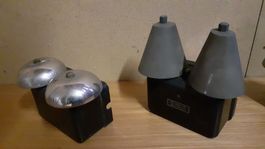 ❤ 4 Zusatz-Telefonglocken "PTT" Schweiz Vintage Antik 👀
