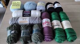 Mischpaket Wolle 800g