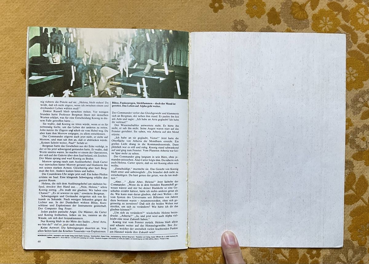 Zeitschriften & Magazine: Mondbasis Alpha 1 Band Nr 2 von 1978 – Gebraucht aus Endingen von nathan05 8