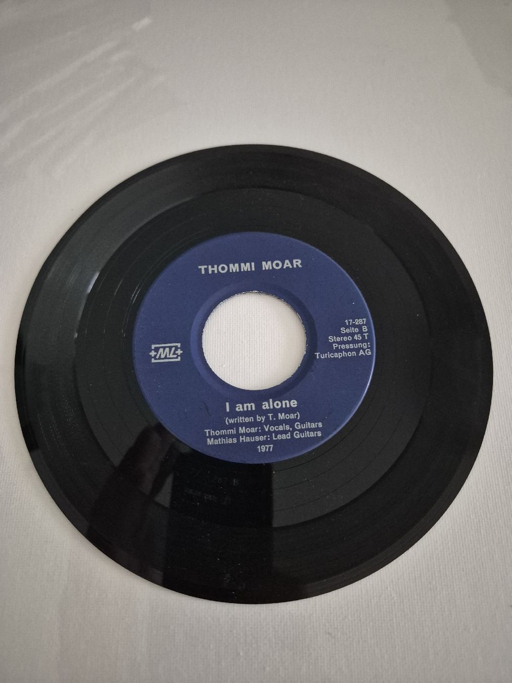 Vinyles: Thommi Moar - Outside Live / I Am Alone  - Single , CH – Neuf (Voir description) à Uster par newwave0 3