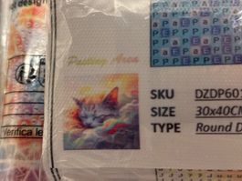 Diamond Painting Katze 🐈‍⬛