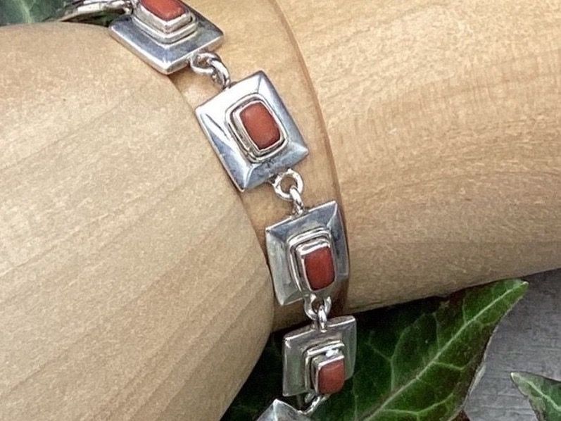 Bracciali & Braccialetti: Bracelet en argent et corail – Usato da Agiez venduto da Beve15