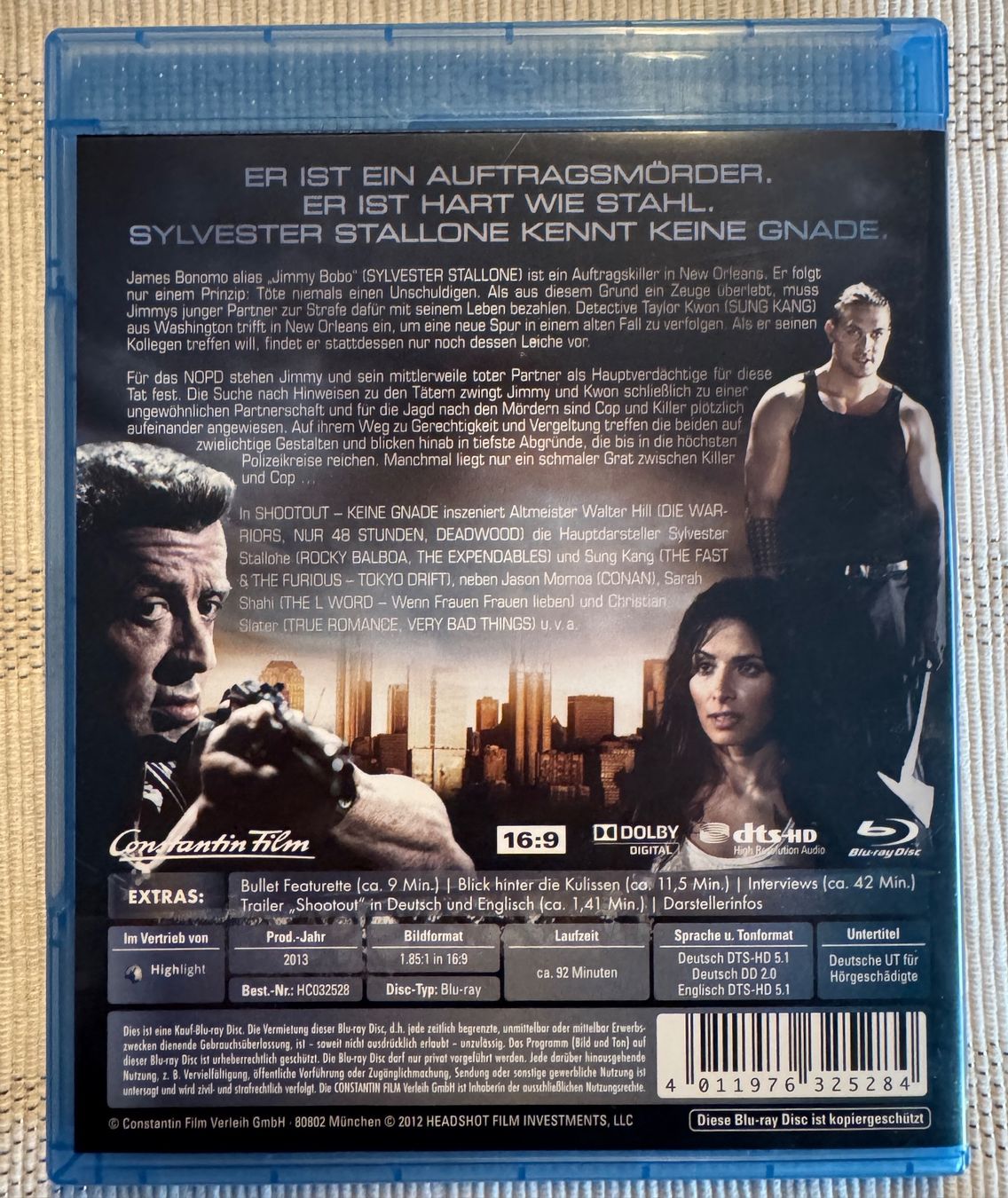 Tutti i DVDs: Shootout - Keine Gnade - Blu-ray - Sylvester Stallone – Usato da Arbon venduto da drs64 1