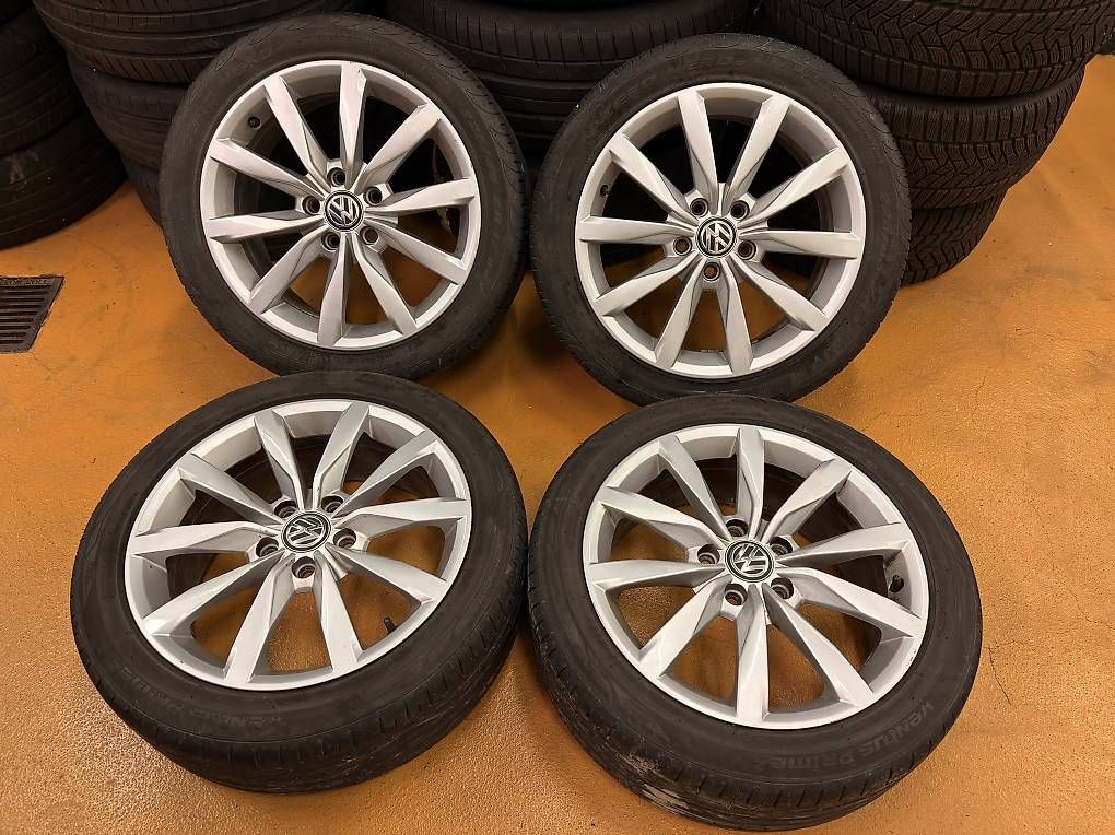 Pneus & Kompletträder: Roues Vw golf 225-45-17 été  – Gebraucht aus Orsières von Daniel1926