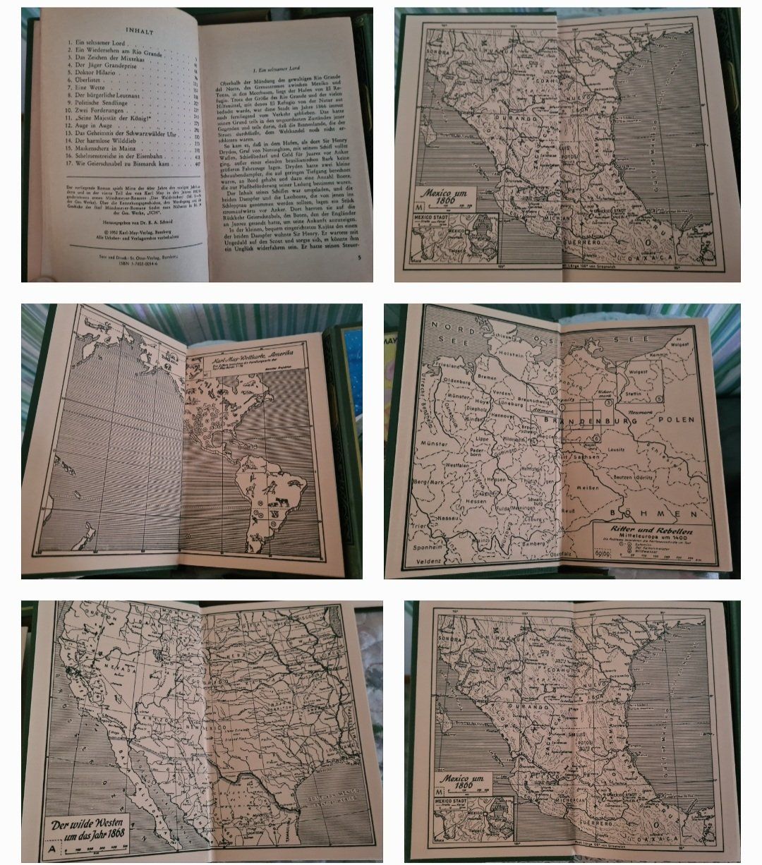 Libri: 7 antike Karl May Bücher 1950-1960 – Usato da Winterthur venduto da bibummi 4