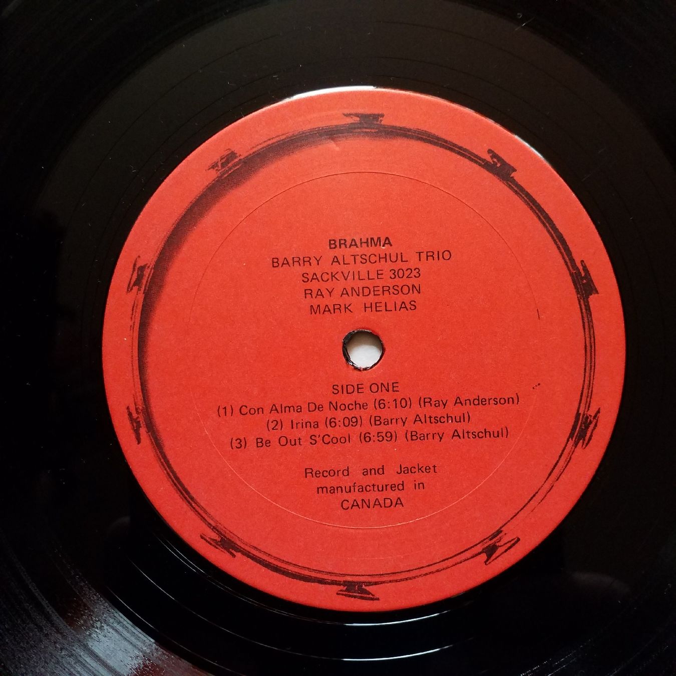 Schallplatten: BARRY ALTSCHUL TRIO,  "Brahma" - 1st 1980  +++++ – Gebraucht aus Yverdon-les-Bains von Jacotreut 2