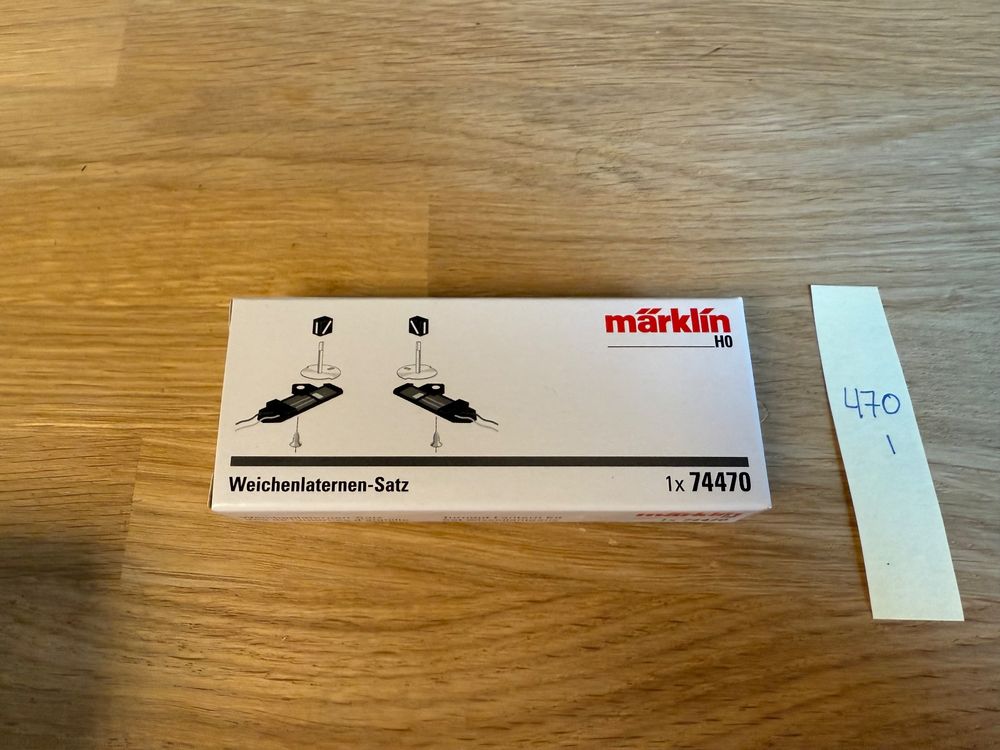 Märklin 74470 H0 C-Gleis Weichenlaternen-Satz